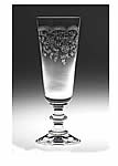 etched pantho champagne flute